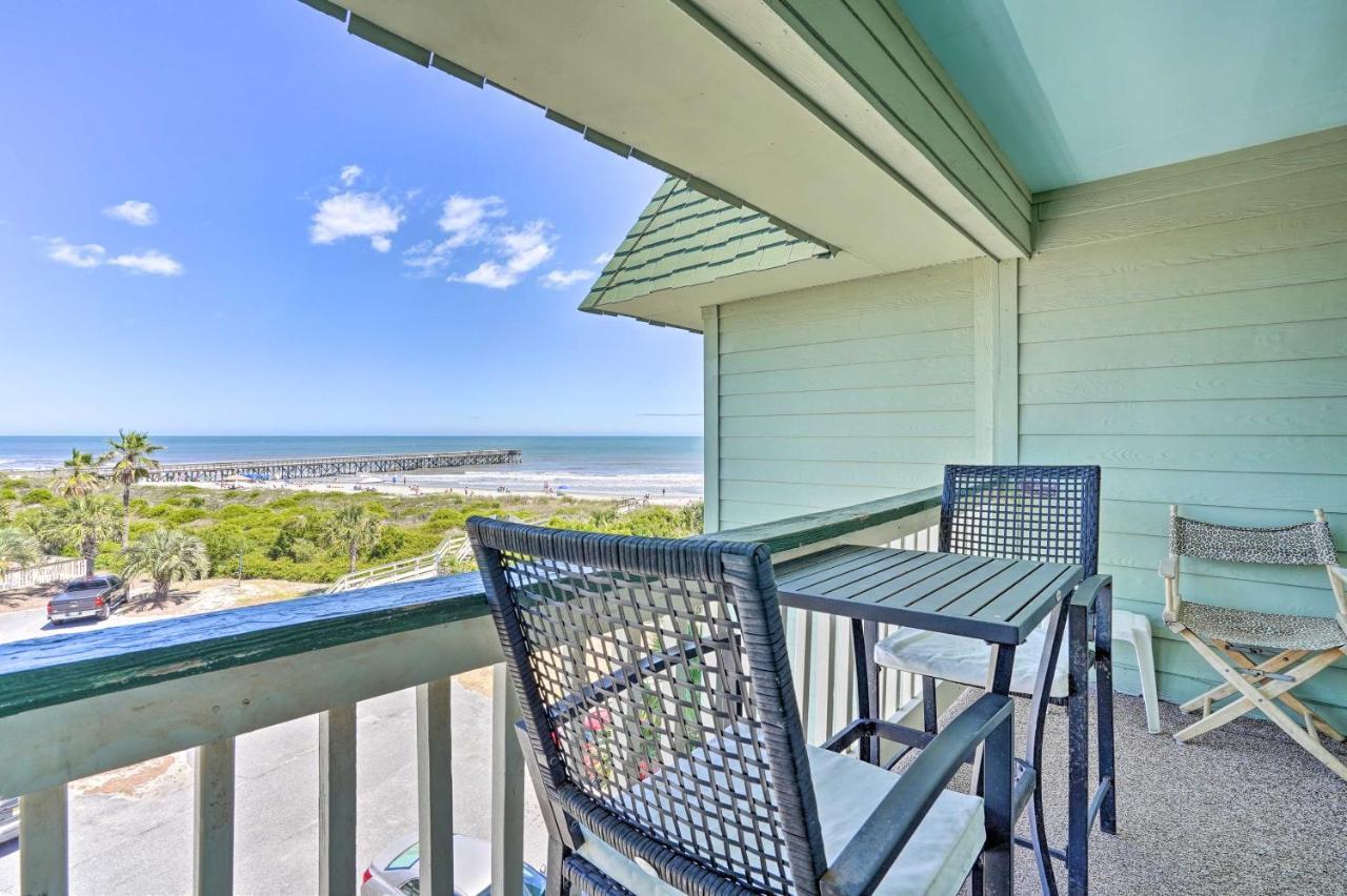 Isle Of Palms Beachfront Condo With Balcony And Pool! Exterior foto